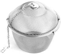 Extra Large Stainless Steel Twist Lock Mesh Tea Ball Tea Strainer Filter Spice Infuser 11cm/4.3 inch