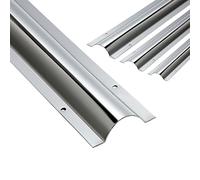 Extra Large Stainless Steel Wire Management Channel for Wall/Floor - Cable Concealer & Protector 150cm/59.1in Ideal for Home & Office Decor