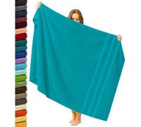 Extra Large Super Jumbo Bath Sheet 100x200cm Egyptian Cotton Soft XXL Bath Sheet (Teal)