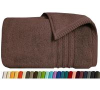 Extra Large Super Jumbo Bath Sheet Towels 100 x 200 cm, 600-GSM Ultra Soft XXL Bath Sheet 100% Egyptian Cotton Big Size Bathroom Shower Bath Towel (Chocolate Brown, Jumbo Bath Sheet)