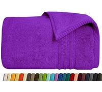 Extra Large Super Jumbo Bath Sheet Towels 100 x 200 cm, 600-GSM Ultra Soft XXL Bath Sheet 100% Egyptian Cotton Big Size Bathroom Shower Bath Towel (Purple, Jumbo Bath Sheet)