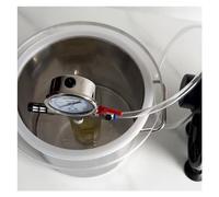 Extra Large Vacuum Chamber without Pump, 2 3 5.5 6 9 13 19 20 26Gal Vacuum Degassing Chamber Kit for Resin Casting/Stabilizing Wood, Stainless Steel Pot with Acrylic Clear Lid(75L/20Gal)