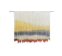 Extra Large Wall Decor For Bedroom Wall Hanging Dip-Dyed Tapestry Modern Wooden Home Wall Art For Living room (130 * 110cm)