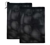 Extra Large Water Pump Barrier Bags (2-Pack), Polyester Mesh Filter for Ponds/Aquariums/Fountains, Ultra-Fine Debris for PROTECTION, Drawstring Design(47x47cm)