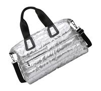 Extra Large Water Resistant Athletic Bag Glossy Surfaces Design Gym Bags for Sports Enthusiasts and Frequent Travelers Stylish Gym Bag with Spacious Main Compartment