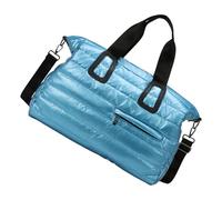 Extra Large Water Resistant Athletic Bag Glossy Surfaces Design Gym Bags for Sports Enthusiasts and Frequent Travelers Multi Purpose Travel Duffle Bag for Athletes