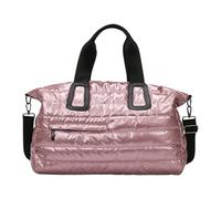 Extra Large Water Resistant Athletic Bag Glossy Surfaces Design Gym Bags for Sports Enthusiasts and Frequent Travelers Fashionable Swimming Sports Bag