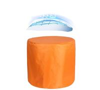 Extra Large Waterproof Patio Furniture Cover 150x110cm - 420D Heavy Duty Oxford Cloth Round Garden Table Protector for Outdoor Lawn Deck & Backyard Furniture