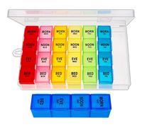 Extra Large Weekly Pill Organisers 7Days - 4 Times a day