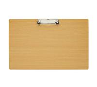 Extra Large Wooden Clipboard for Drawing, 29x43 cm Horizontal Wood Lap Board with Clip, 3 mm Thick