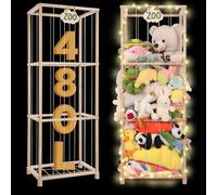 Extra-Large Wooden Stuffed Animal Zoo Storage(Assembled Model)