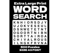 Extra Large Word Search Puzzle Book: 500 Puzzles for Gratitude, Hope, and Positivity: Extra Large 43 Font Size | Relax and recharge with this ... themes of gratitude, hope, and positivity
