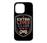 Extra Lives Club Retro Gamer Controller Arcade Case for iPhone 14 Pro Max