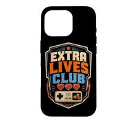 Extra Lives Club Retro Gamer Controller Arcade Case for iPhone 16 Pro