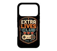 Extra Lives Club Retro Gamer Controller Arcade Case for iPhone 17 Pro