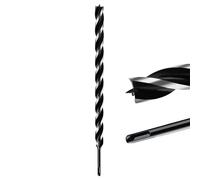 Extra Long 18mm x 460mm Auger Drill Bit SDS Plus, SDS Wood Auger Drill Bits | 18mm Dia. Timber Drill Bit 460 mm Long for Woodworking