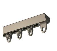 Extra Long Adjustable Aluminum ain Rod 1-6m Champagne Color t for Shower ains & Lar 2.8m (2 x 1.40m) - Slish Easy Install