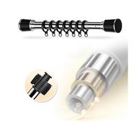Extra Long Adjustableain Rod 40500cmNo Drill Shower Pole & Teles Clothes Rack for Bathroom & Bedroom Silver 0.50.75m + 10 Rings