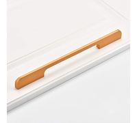 Extra Long Aluminum Alloy Kitchen Cabinet Door Handles - Modern Pull Knobs for Bedroom, Bathroom, Closet, Wardrobe - Two Colors, Multiple Sizes (192mm Hole Center)