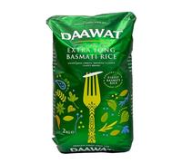 Extra Long Basmati Rice 2KG Daa-wat's Rice For Biryani, Pilaf or Pulao, Daily Meals Aromatic Flavour With Great Taste Product Of India Pack Of 1