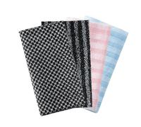 Extra Long Bath Scrubber - 4 Piece Body Exfoliate, Towel, Double-Sided Skin Polishing Fabric, 100cm Reach Washcloth | Deep Pore Cleansing, Back Scrubbing Routine, Rejuvenating Spa Set, Hygiene Kit