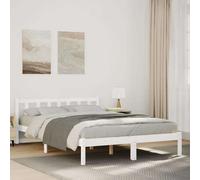 Extra Long Bed Frame Without Mattress Solid Wood Pine