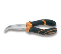 Extra-Long Bent Flat Knurled Nose Pliers - Beta Tools 1164BM 160