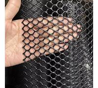 Extra Long Black Plastic Mesh Fence Netting Roll - 3-Inch Holes Flexible Garden Ber for Privacy Balcony 1.5x10m (4.9x32ft) - t for Outdoor Use