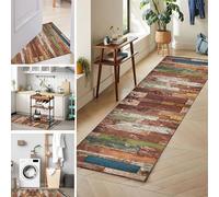 Extra Long Carpet Runner, 60 x 180 cm Washable Runners for Hallways Non Slip Kitchen Mats Entryway Runner Doormat Washable Vintage Carpet Runners Area Rugs for Entrance Living Room Bedroom Stair