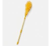 Extra Long Cobweb Feather Duster with Telescopic Extendable Handle | Ceiling Fan & High Reach Dusting Brush | Microfiber Duster for Walls, Corners, Blinds, Light Fixtures, Home & Office Cleaning