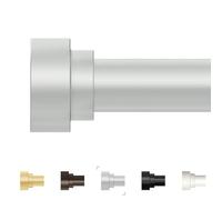 Extra Long Curtain Rods 120 to 240 Inch(10-20ft),1Inch Silver Adjustable Extra Long Curtain Rod,Heavy Duty Decorative Window Curtains Rod for Bedroom,Long Curtain Rods 120-240
