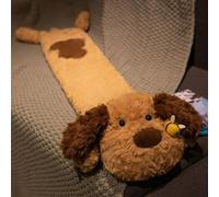 Extra Long Dog Hot Water Bottle with Plush Cover - Heating Pad for Neck, Back, Shoulder Pain Relief, 2 Sizes (Goose Not Included)