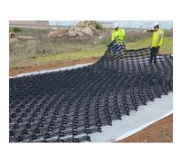 Extra Long Flexible Gravel Grid - Honeycomb Ground Stabilizer for DIY Patio Walkway Paver System Permeable Pathway Solution Outdoor Surface Stabilization