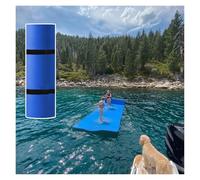 Extra Long Floating Water Pad for Lakes and Pools, Heavy Duty XPE Material for Easy Carry and Storage Without Inflation, Ideal for Relaxation and Fun