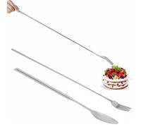 Extra Long Fork Prank, Extension Forks Joke,Comically Large Spoon Extension From 8.7" To 25.4" Long for BBQ, Deep Jars & Pranks (Fork +Spoon)