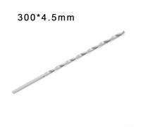 Extra Long HSS Drill Bits for Metal Wood Plastic Drilling, Diameter Choices 2 5 6 5mm with 160 300mm Length, Straight Shank Compatible with Electric Drills (300mm-4.5)