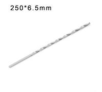 Extra Long HSS Drill Bits for Metal Wood Plastic Drilling, Diameter Choices 2 5 6 5mm with 160 300mm Length, Straight Shank Compatible with Electric Drills (250mm-6.5)