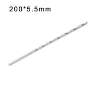 Extra Long HSS Drill Bits for Metal Wood Plastic Drilling, Diameter Choices 2 5 6 5mm with 160 300mm Length, Straight Shank Compatible with Electric Drills (200mm-5.5)