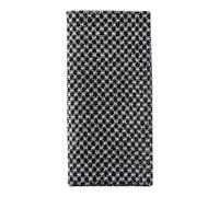 Extra Long Japanese Exfoliating Shower Towel, Body Towel, Double-Sided Exfoliating Towel, Back Scrubbers for Shower, Body Cleansing Washcloth for Men & Women (Black Grid)