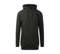 Extra Long Length Hoodie AWDis Ladies Womens BLACK or GREY Hooded Sweatshirt