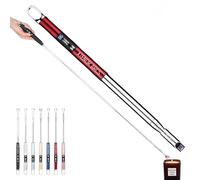 Extra Long Lighter Extendable to 3.2 Ft, Dual Arc LED Light for Fireplace | Windproof flameless plasma for fireplaces, grills, pilot lights and fireworks, USB-C fast charging, Red