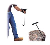 Extra Long Manhole Cover Lifting Hook, 65/75/95/115 Cm Manhole Hook Puller with T-Handle, Versatile Lifting Hooks for Storm Drain Cover/Channel Cover (Color : 95cm(37 3/8"))