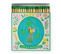 Extra Long Matches, Good Luck Gift, Lucky Matchbox, Luxury Matches, Giant Matchbox, XL Fireside Matches, Candles Gift, Coloured Tip Matches, Four Leaf Clover