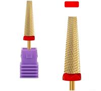 Extra Long Nail Drill Bit for Premium Alloy Steel Grinding Head Cylinder Shape for Acrylic Nails Fast Polishing 7x1.2cm(E)