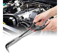 Extra Long Needle Nose Pliers, 28cm 90-Degree Bent Tip, Steel Construction