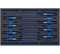 Extra Long Precision Screwdriver Set - 8 Piece with EVA Insert Tray
