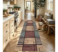Extra Long Runner Rugs for Hallway Non Slip Machine Washable 50 x 140 cm | Carpet Absorbent Runner Rug Carpet Runners for Kitchen Hallway Runner Kitchen Rug Entrance Large Runner Rug