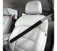 Extra Long Seatbelt Covers for Adults Kids Women & Men, Super Soft Car Seat Belt Strap Cushion for Sedan SUV Trucks, Shoulder Neck Chest Protector Pad, Auto Interior Accessories, 1pc, Black, 50cm