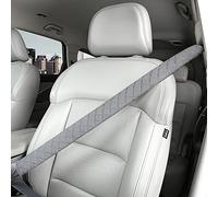 Extra Long Seatbelt Covers for Adults Kids Women & Men, Super Soft Car Seat Belt Strap Cushion for Sedan SUV Trucks, Shoulder Neck Chest Protector Pad, Auto Interior Accessories, 1pc, Grey, 75cm