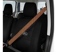 Extra Long Seatbelt Covers for Adults Kids Women & Men, Super Soft Car Seat Belt Strap Cushion for Sedan SUV Trucks, Shoulder Neck Chest Protector Pad, Auto Interior Accessories, 1pc, Brown, 100cm